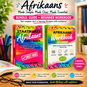 Afrikaans Learning Bundle – Guide & Beginner Workbook